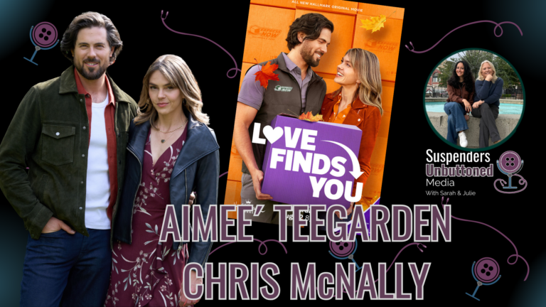 Chris McNally and Aimeé Teegarden discuss the Hallmark movie Love Finds You