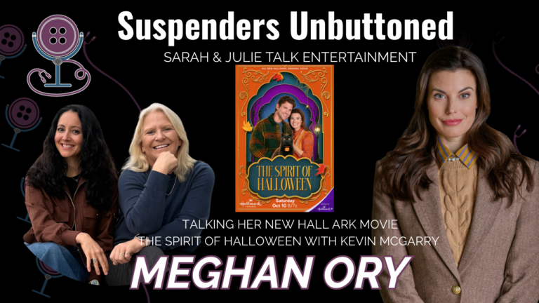 Meghan Ory speaking with Suspenders Unbuttoned Media about The Spirit of Halloween.