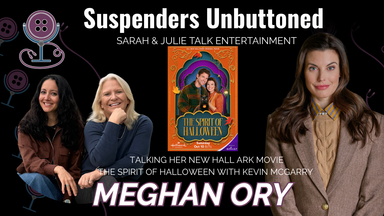 Meghan Ory speaking with Suspenders Unbuttoned Media about The Spirit of Halloween.